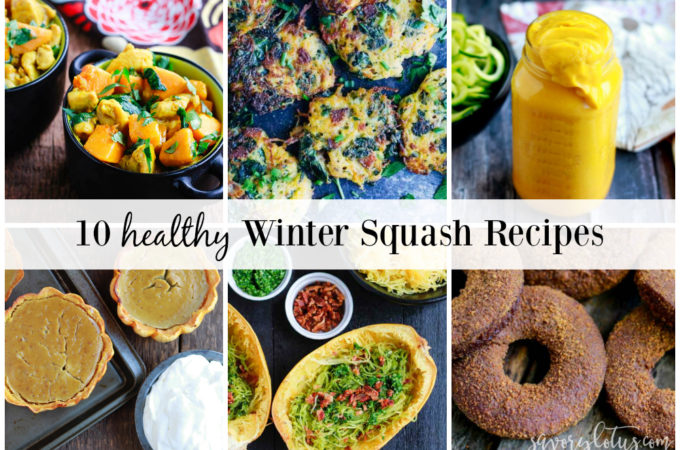 10 Healthy Winter Squash Recipes | www.savorylotus.com