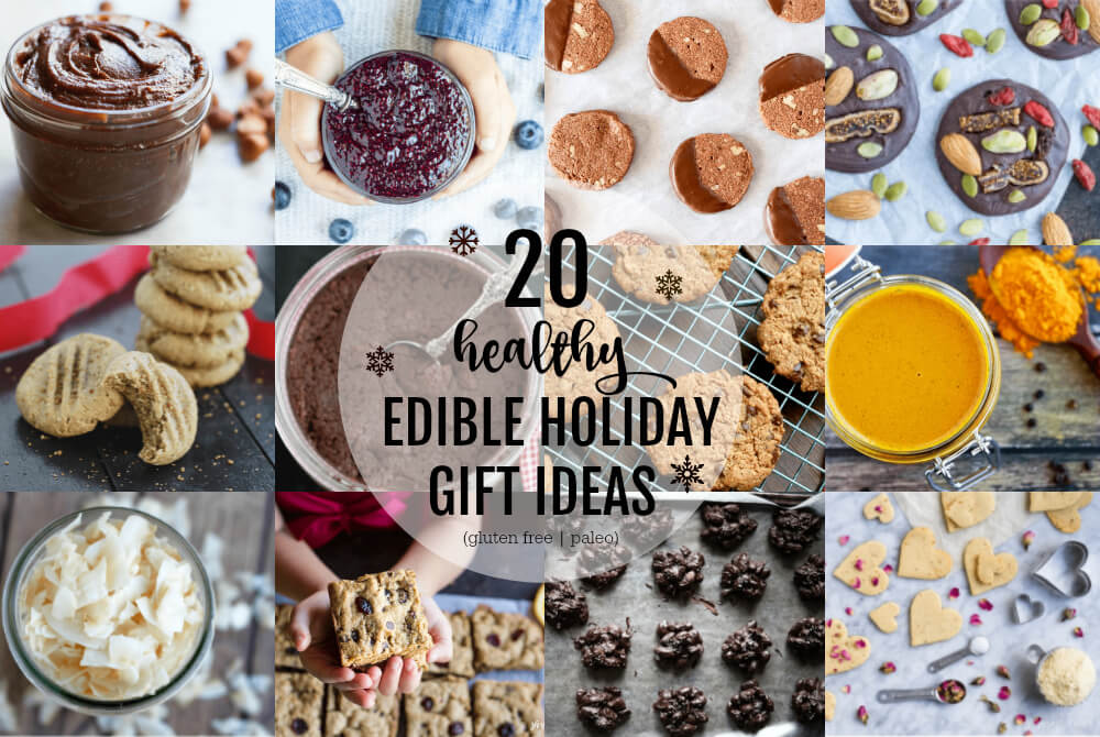 20 Healthy Edible Holiday Gift Ideas (gluten free and paleo) www.savorylotus.com
