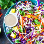 Thai Noodle Salad (gluten free, paleo and whole30 option) | www.savorylotus.com