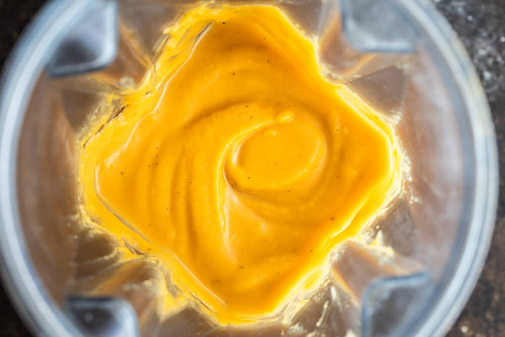 butternut squash sauce in blender