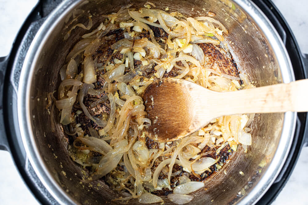 onions in instant pot