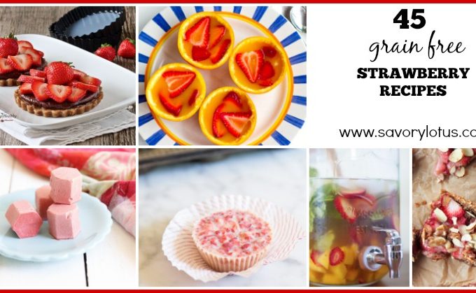 strawberry recipes, gluten free, grain free, paleo