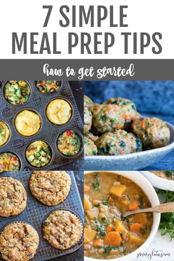 4 recipes used from meal prep
