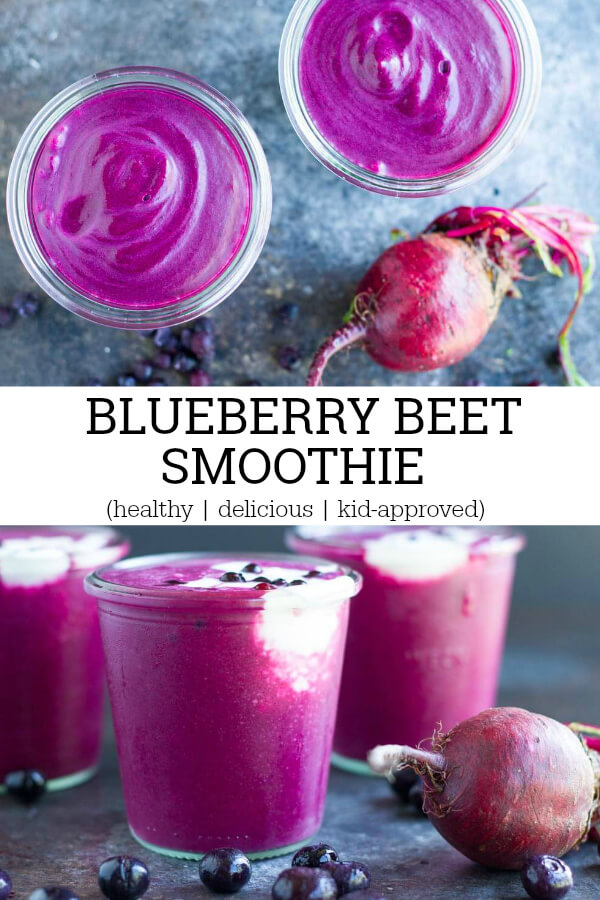 Blueberry Beet Smoothie - www.savorylotus.com