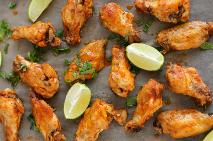 Red Curry Chicken Wings from Real Food Slow Cooker Recipes | www.savorylotus.com