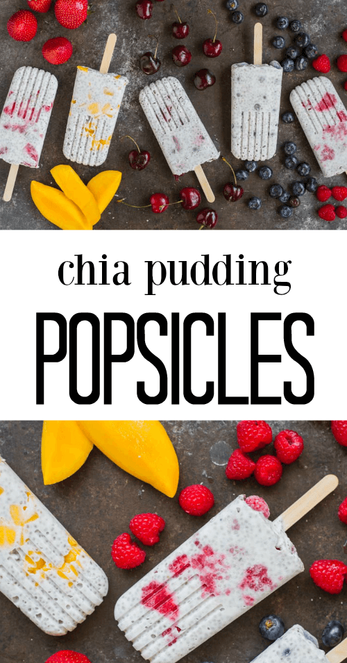 Chia Pudding Popsicles (dairy free) - www.savorylotus.com