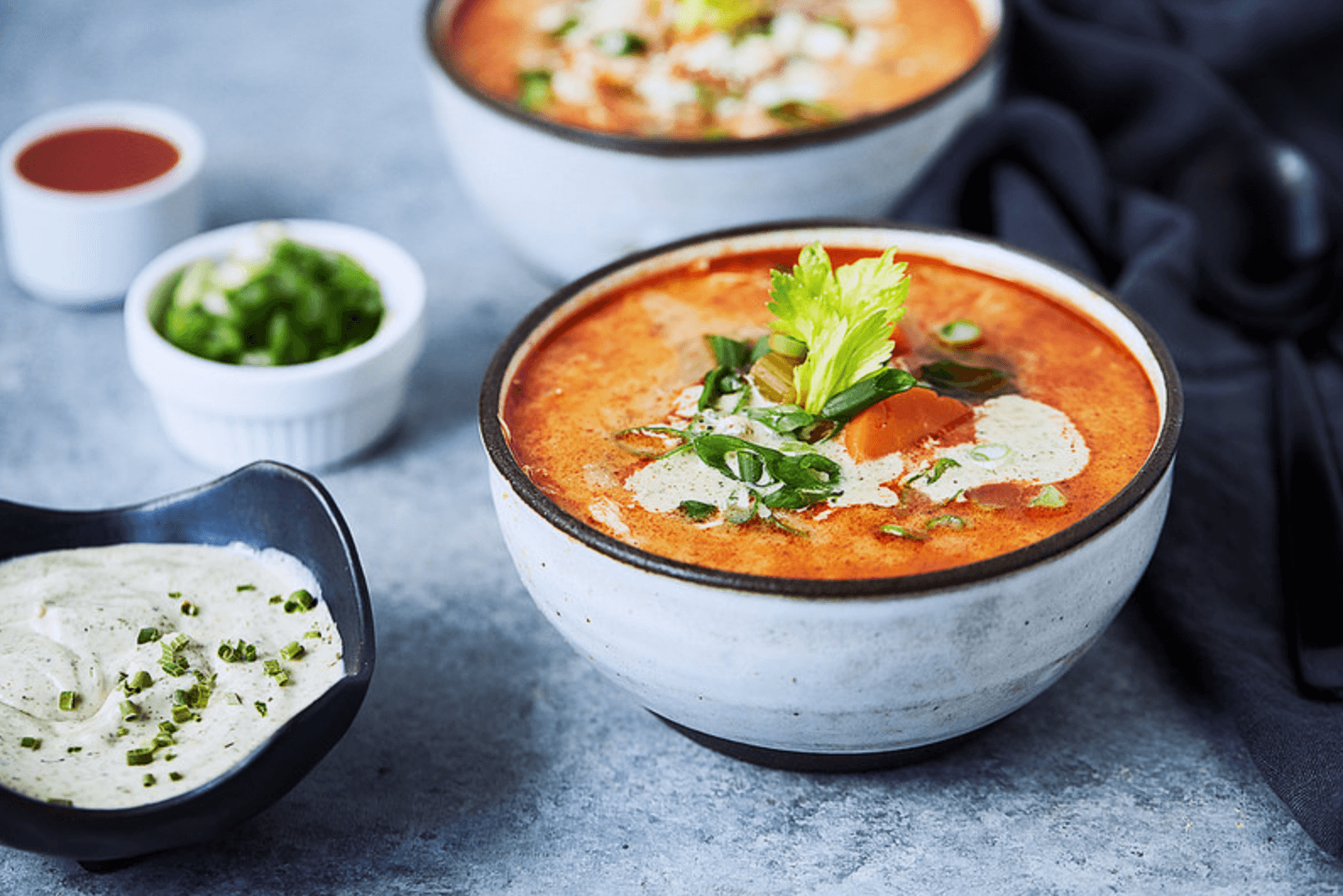 30 Easy Whole30 Soup Recipes | IP Buffalo chicken soup- tasty yummies